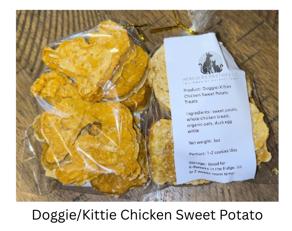*Doggie/Kittie Chicken Sweet Potato Bites (3oz)