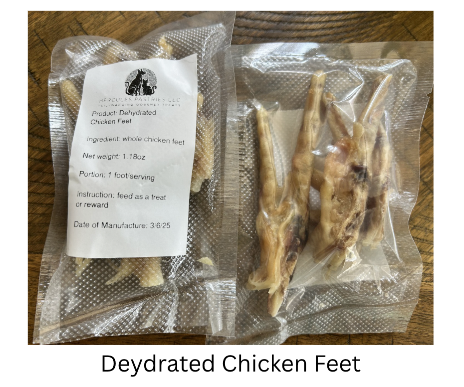 *Doggie Dehydrated Chicken Feet (2)