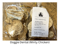 *Doggie Dental: Minty Chicken Treats (3oz)